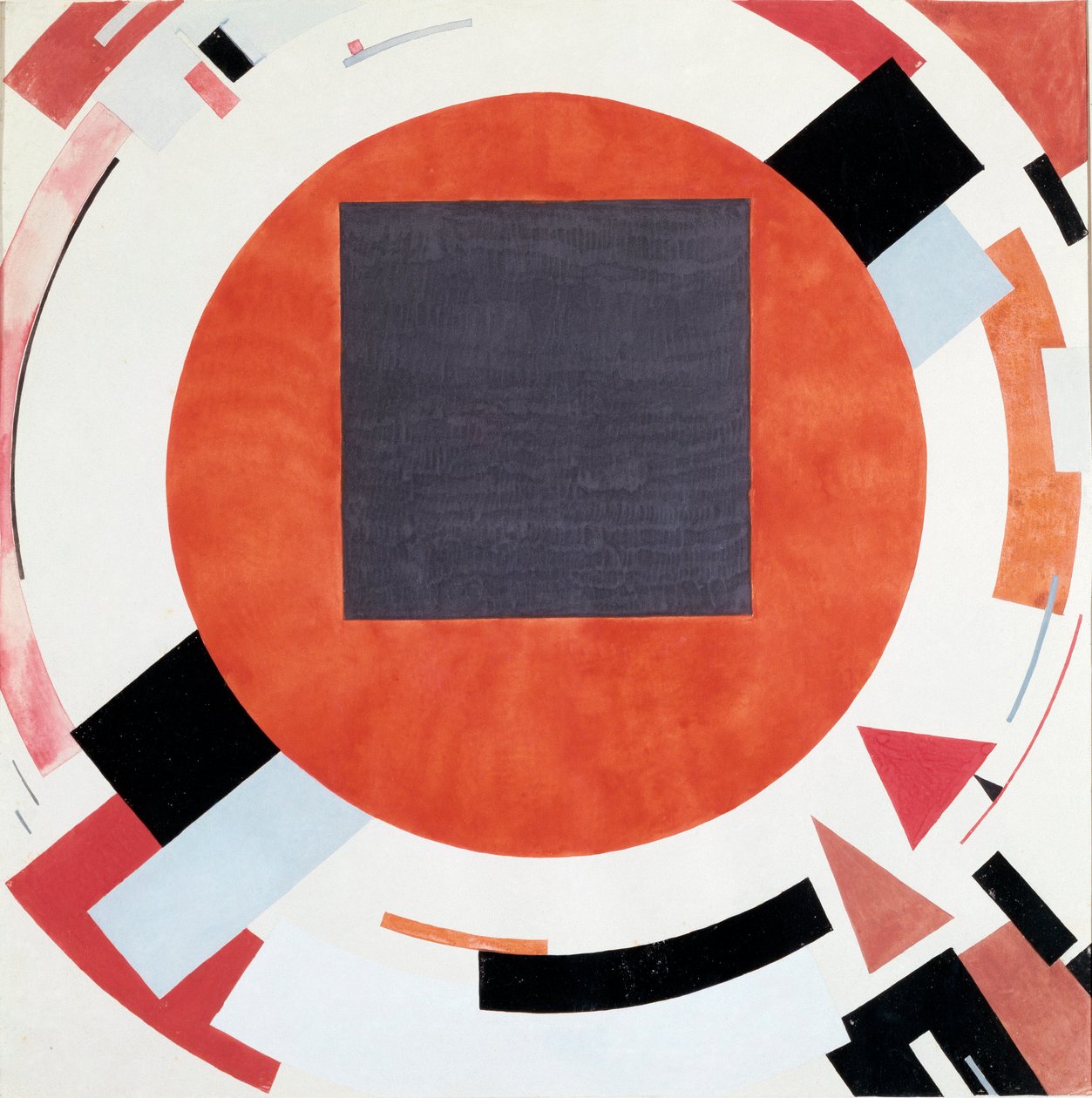 Proun Watercolor av Lazar Lissitskij dit El Lissitskij (Lissitsky eller Lissitzky eller Lissitzky) (1890-1941) 1924 Stedelijk Van Abbemuseum Eindhoven av Eliezer Markowich Lissitzky