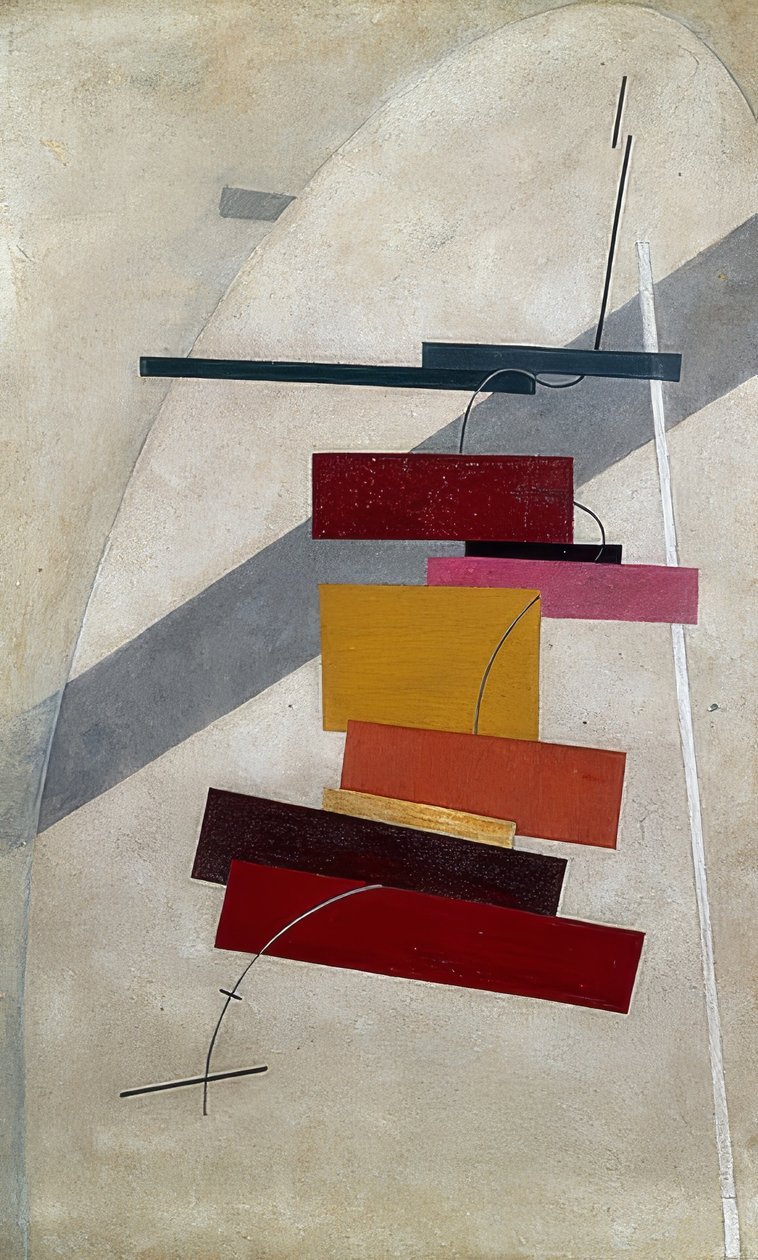 Komposisjon. Rundt 1919-20 av Eliezer Markowich Lissitzky