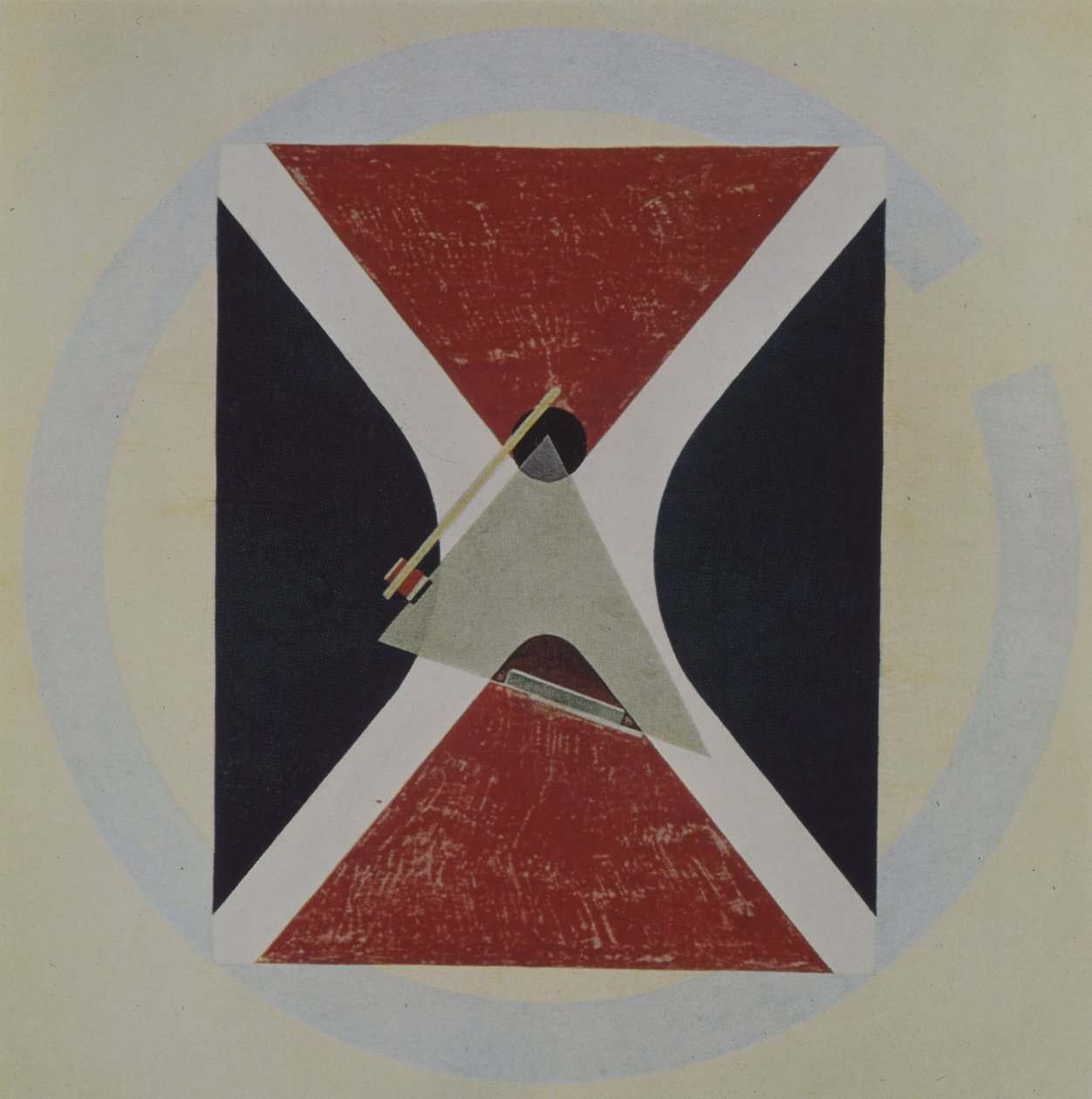 Proun 43, 1924 av Eliezer Markowich Lissitzky