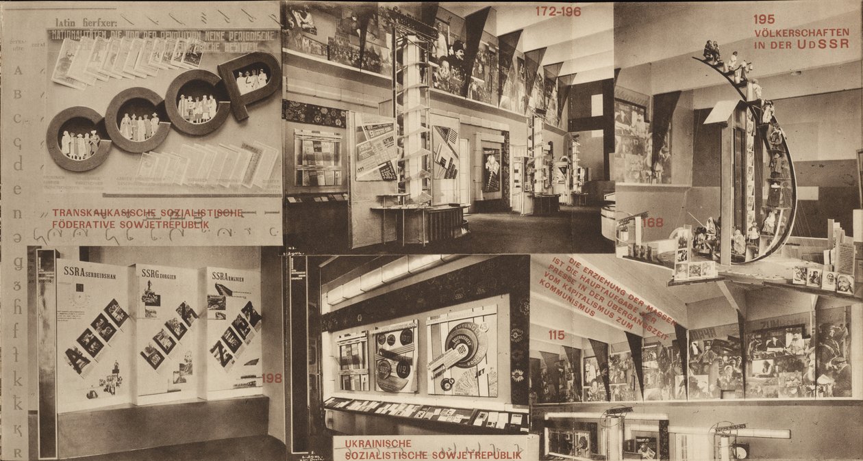 USSR. Katalog over den sovjetiske paviljongen på den internasjonale presseutstillingen, Köln, 1928 av Eliezer Markowich Lissitzky