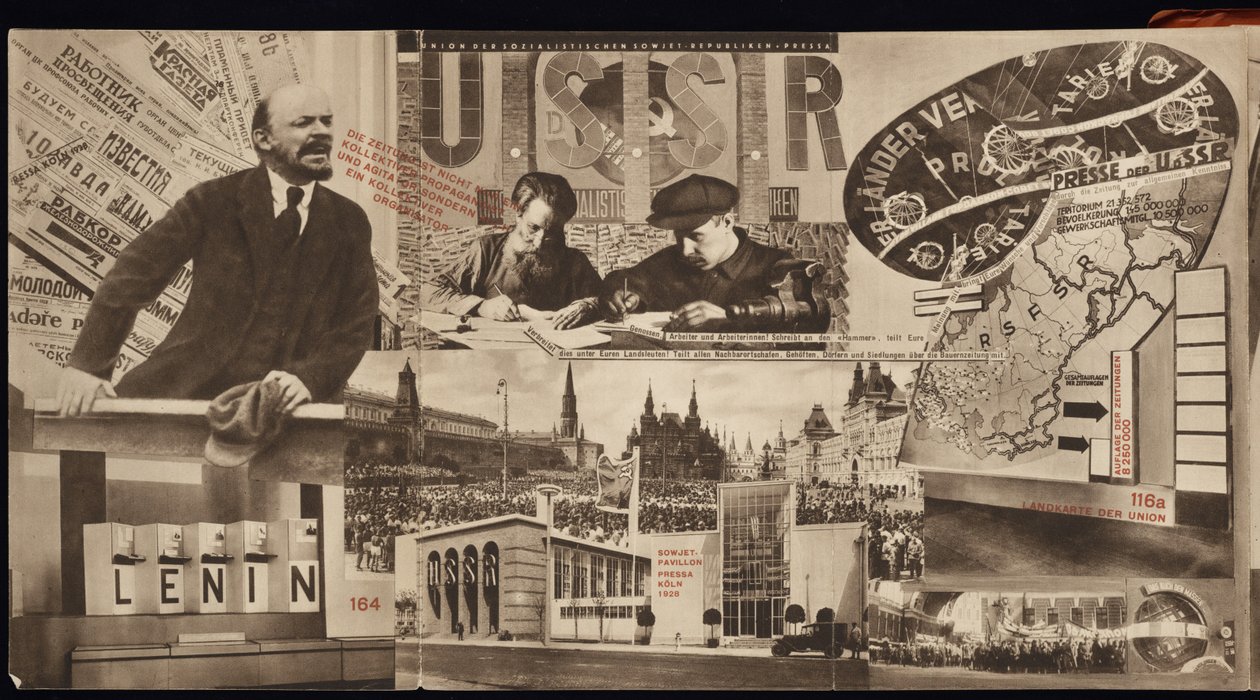 USSR. Katalog over den sovjetiske paviljongen på den internasjonale presseutstillingen, Köln, 1928 av Eliezer Markowich Lissitzky