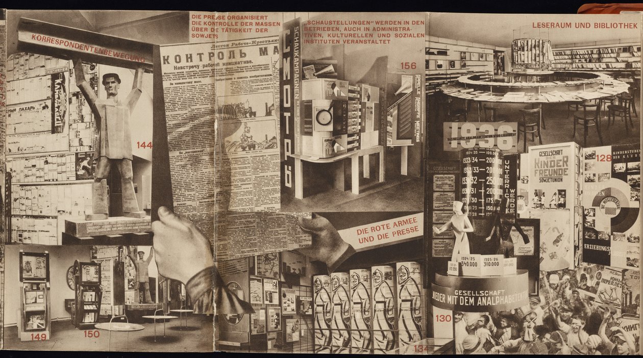 USSR. Katalog over den sovjetiske paviljongen på den internasjonale presseutstillingen, Köln, 1928 av Eliezer Markowich Lissitzky