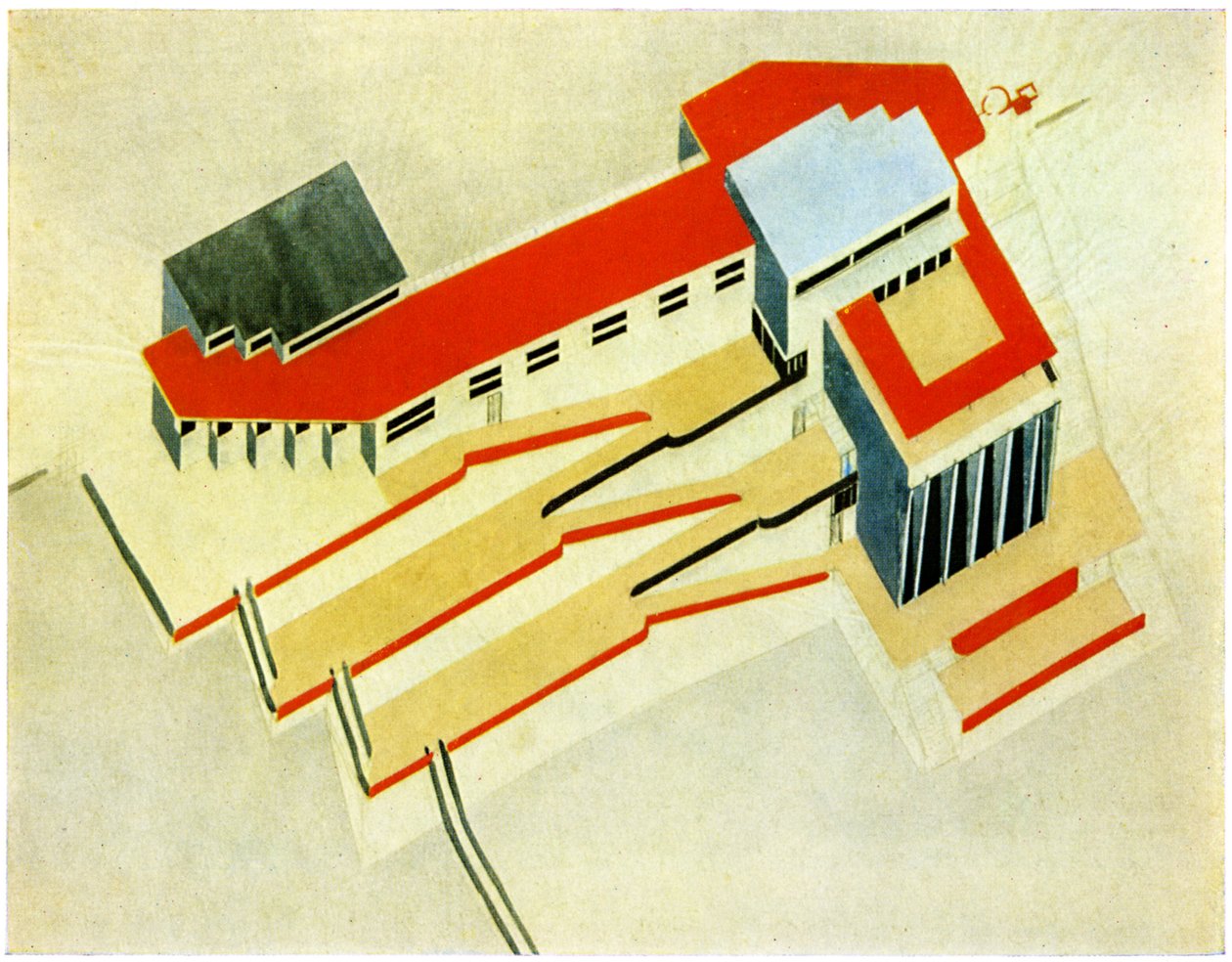 Yachtklubb av Eliezer Markowich Lissitzky