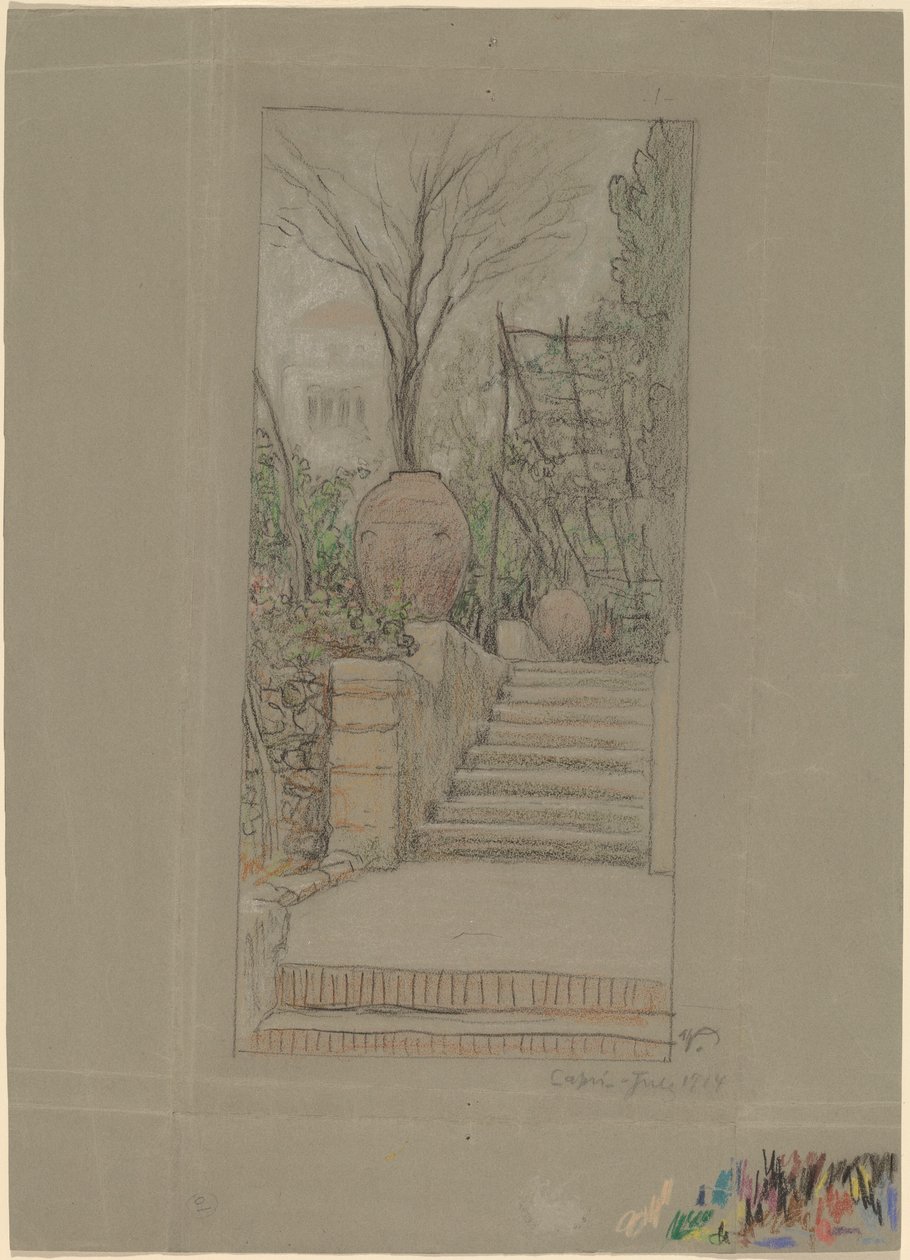 Capri av Elihu Vedder