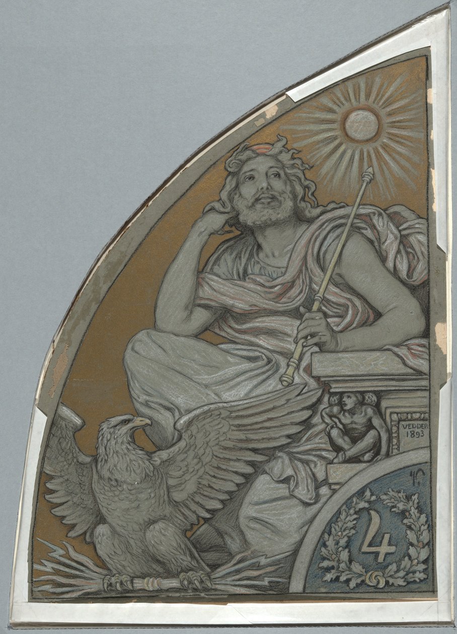 Tegneserie for Jupiter av Elihu Vedder