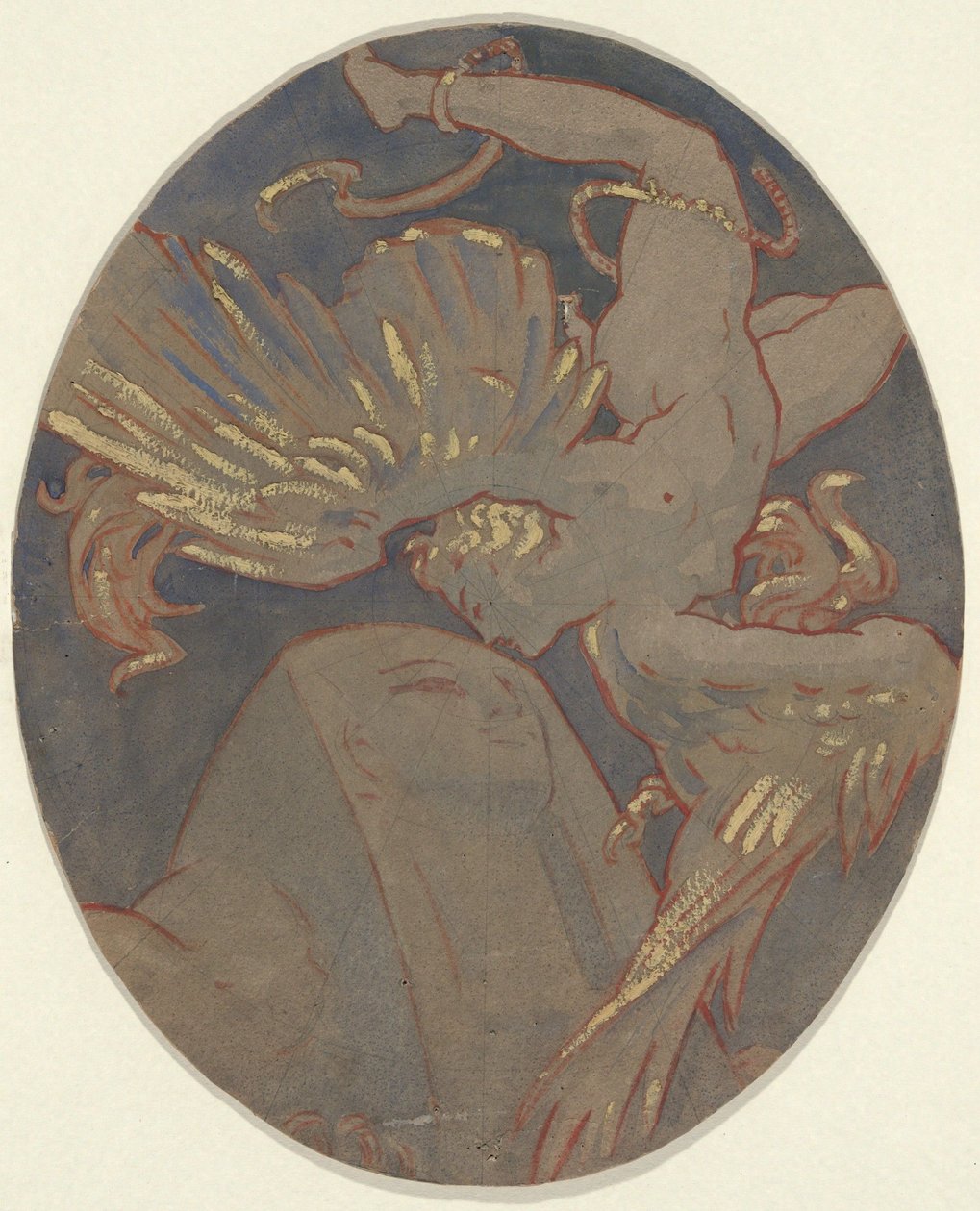 Kopi av Rondel-Sargents tak i Museum of Fine Arts i Boston av Elihu Vedder