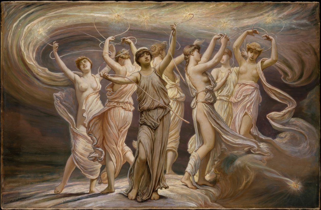 Pleiadene av Elihu Vedder