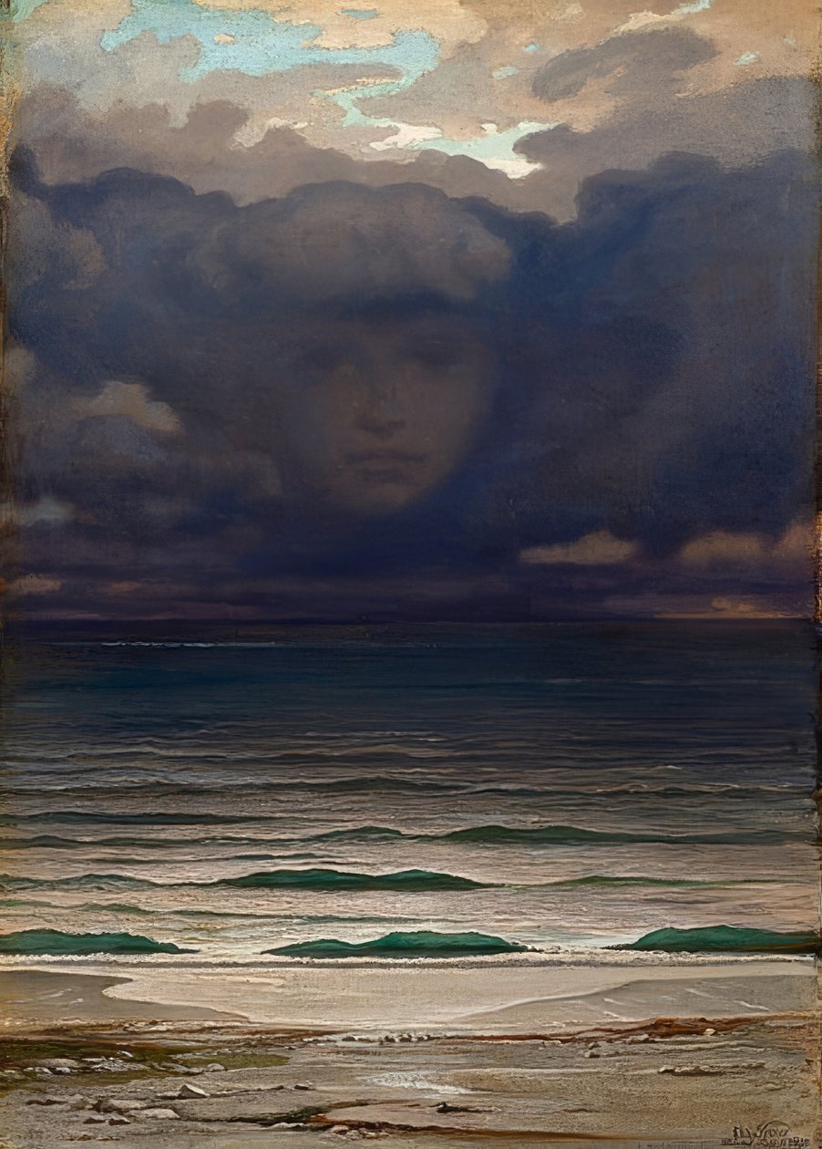 Hukommelse. 1870 av Elihu Vedder