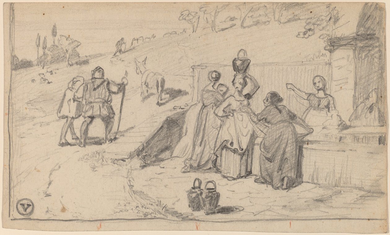 Far og sønn av Elihu Vedder