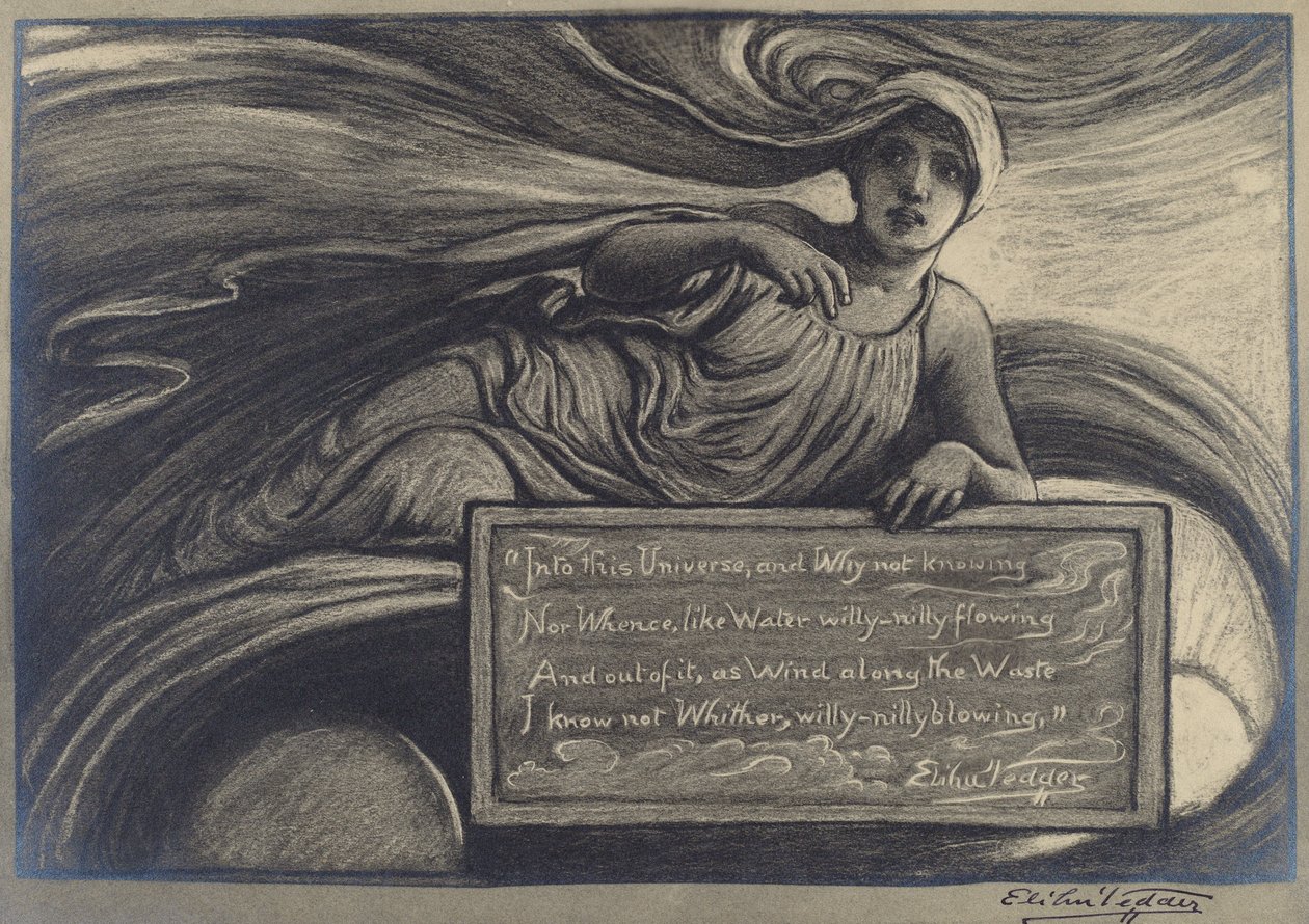 Inn i universet, slutten av 1800-begynnelsen av det 20. århundre. av Elihu Vedder