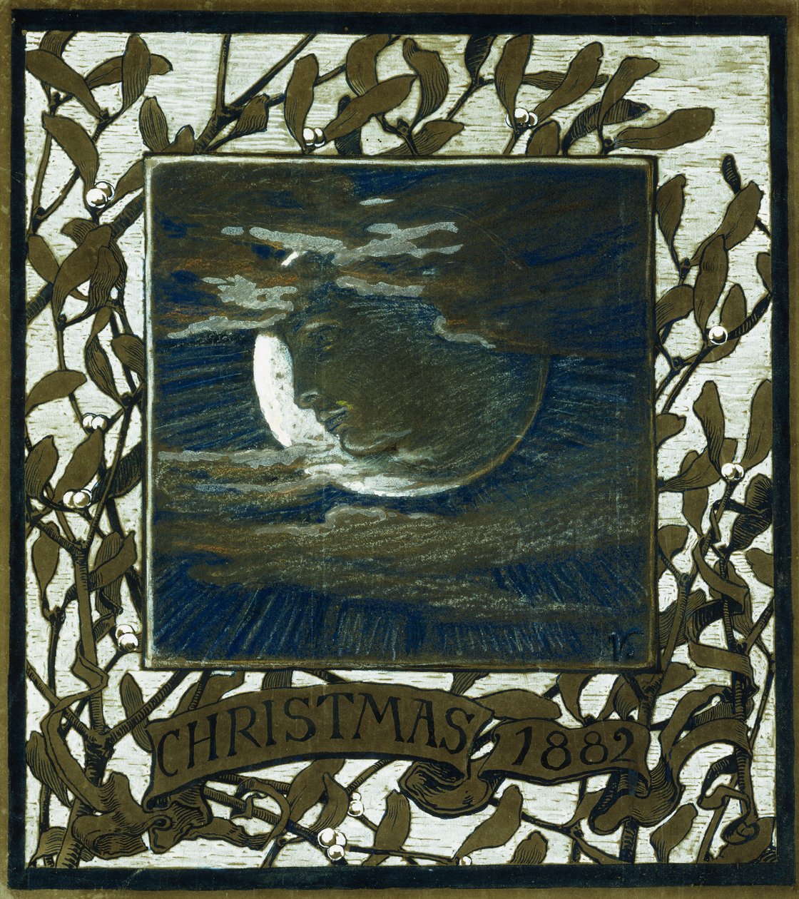 Luna, jul, 1882, 1882 av Elihu Vedder