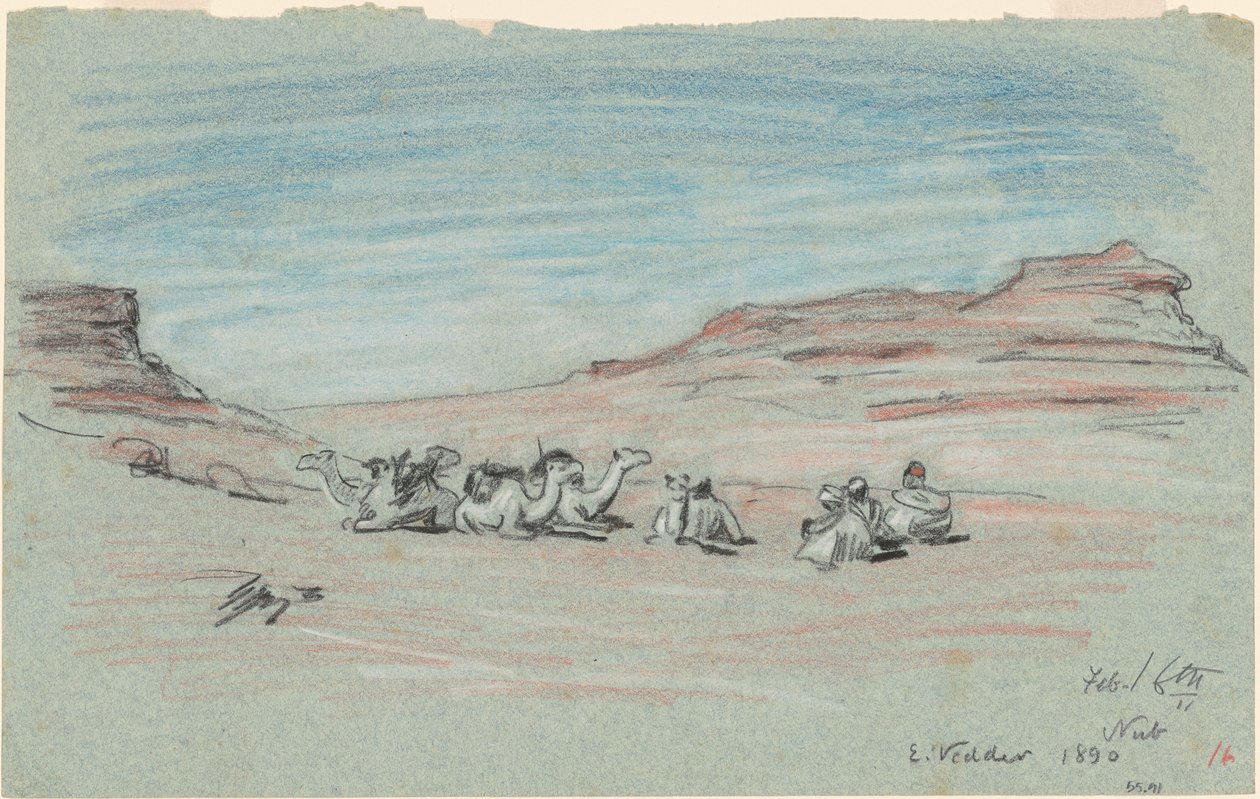 Nile Journey, nr. 20 av Elihu Vedder