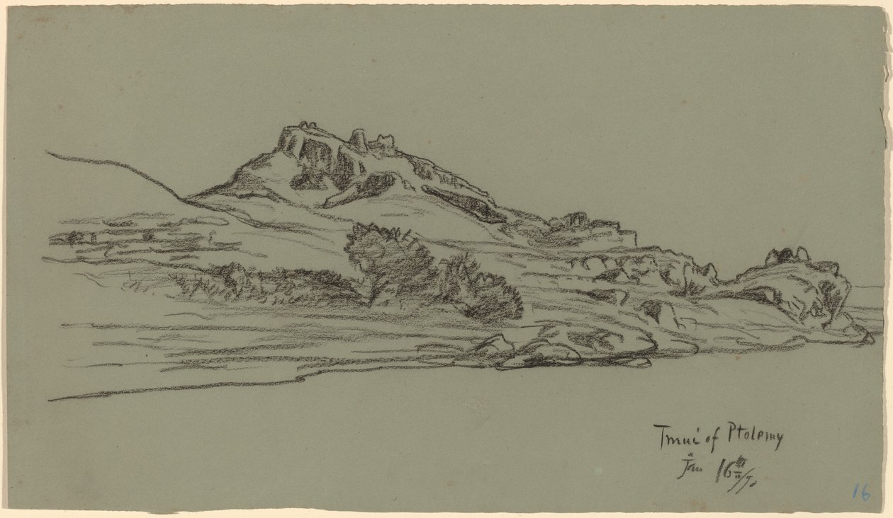 Nile Journey, Tmui av Ptolemaios av Elihu Vedder