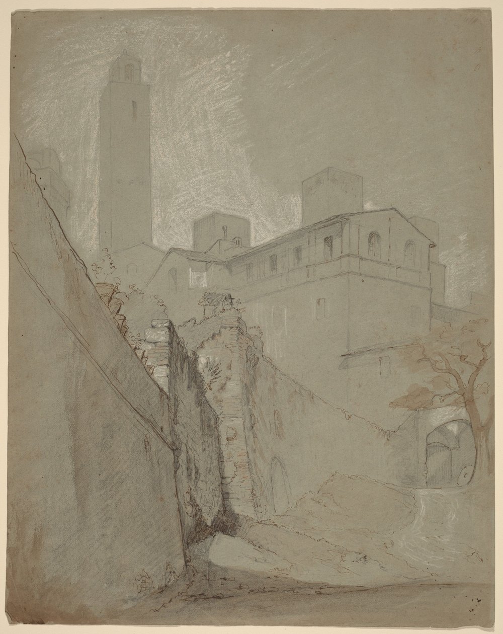 Orvieto av Elihu Vedder