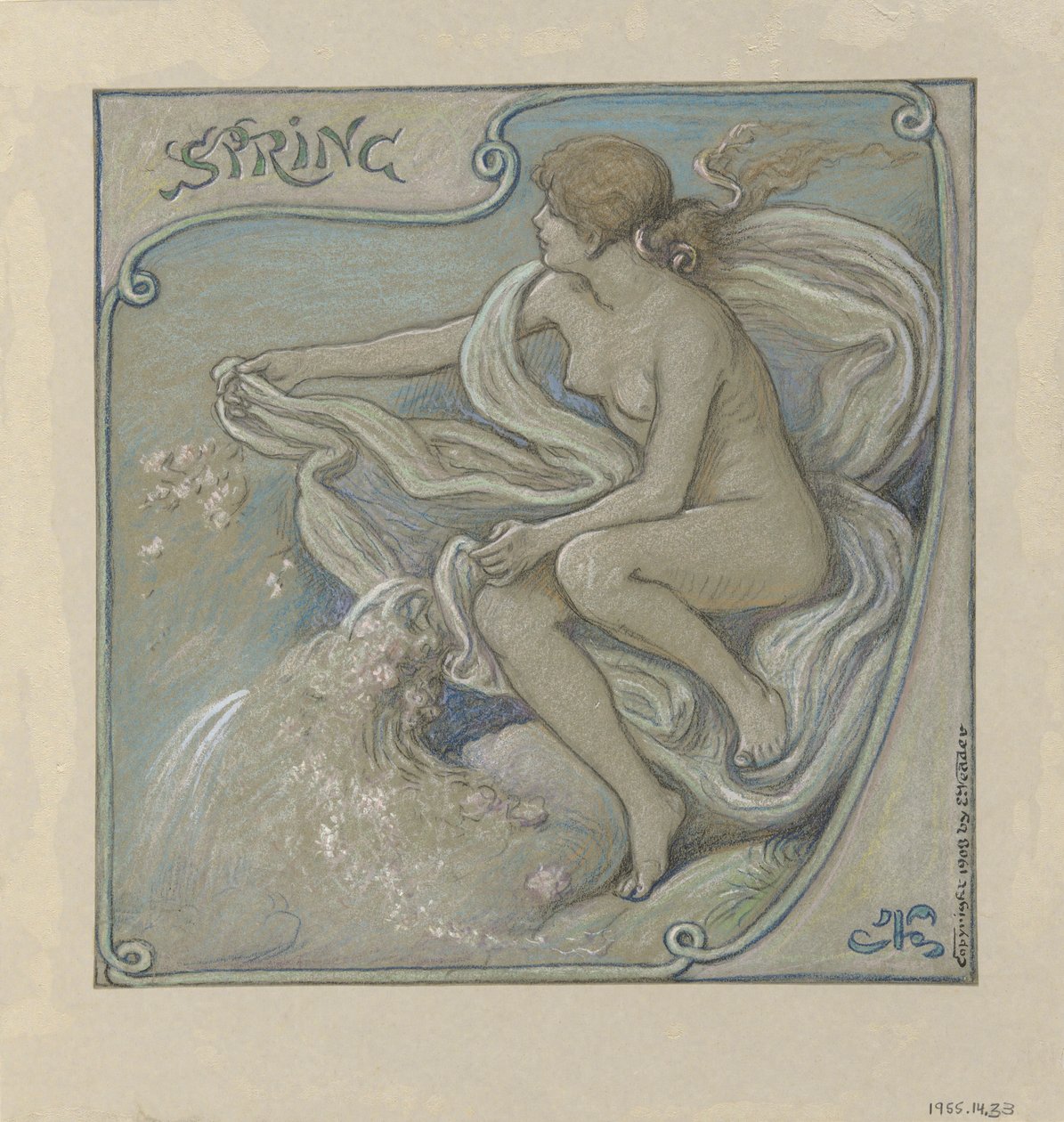 Vår av Elihu Vedder