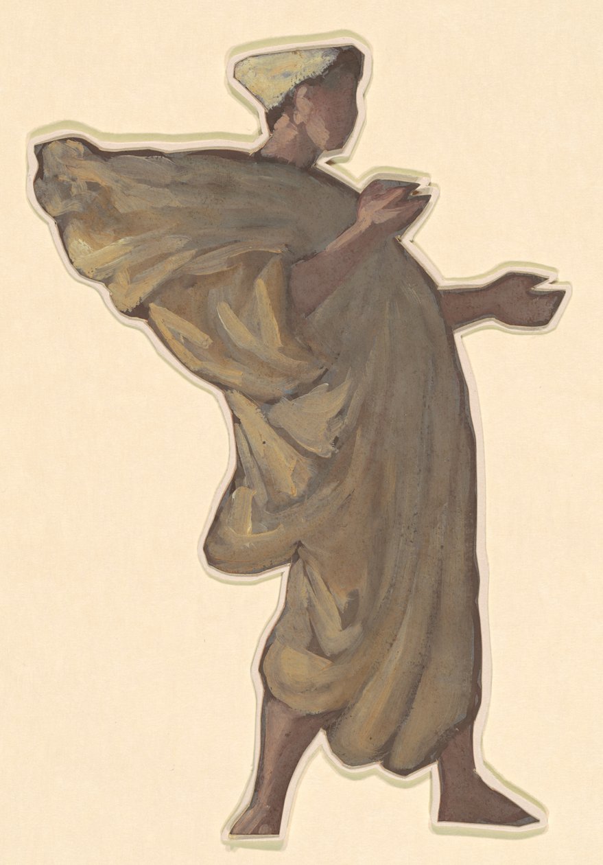 Studie for "Greek Girls Bathing" av Elihu Vedder