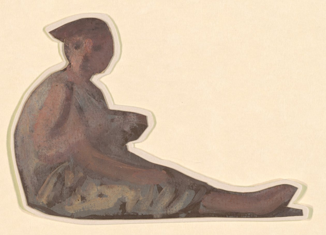 Studie for "Greek Girls Bathing" av Elihu Vedder
