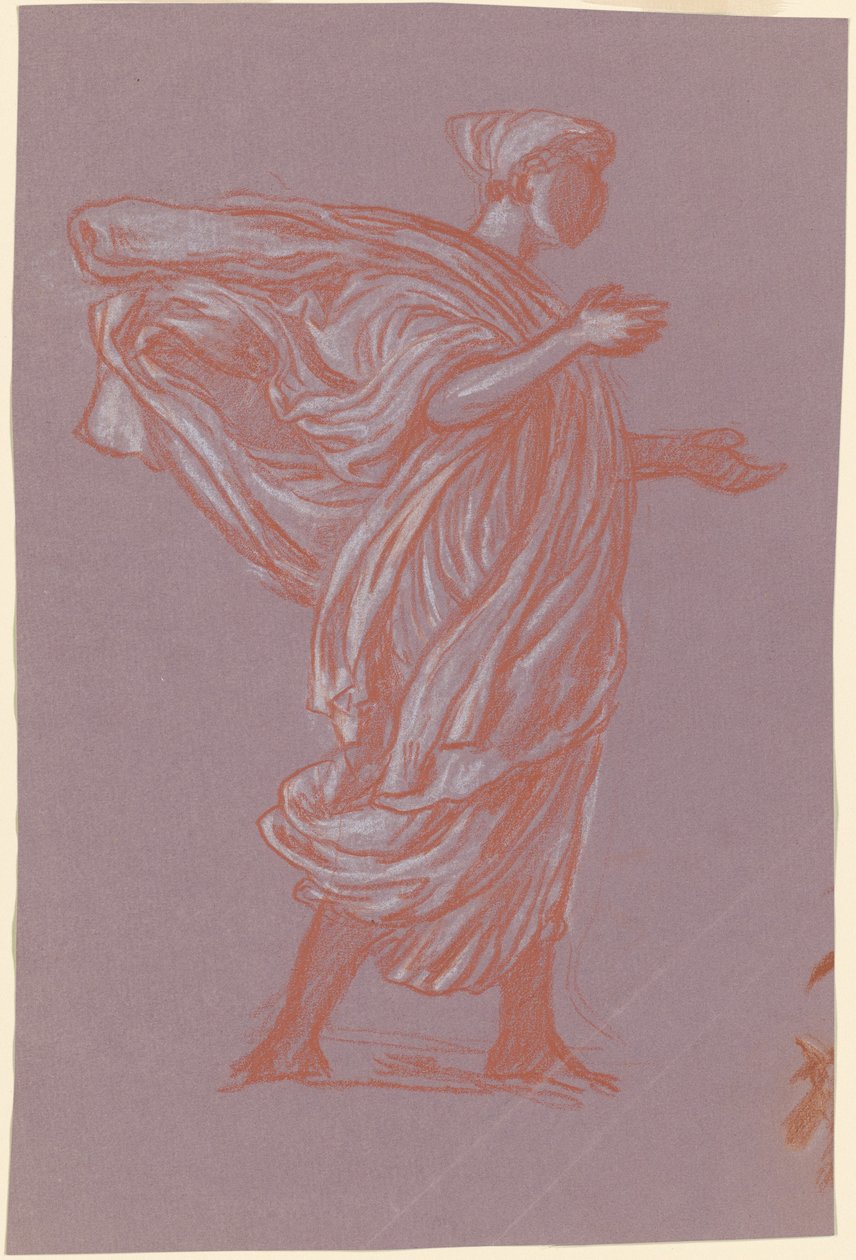 Studie for "Greek Girls Bathing" av Elihu Vedder