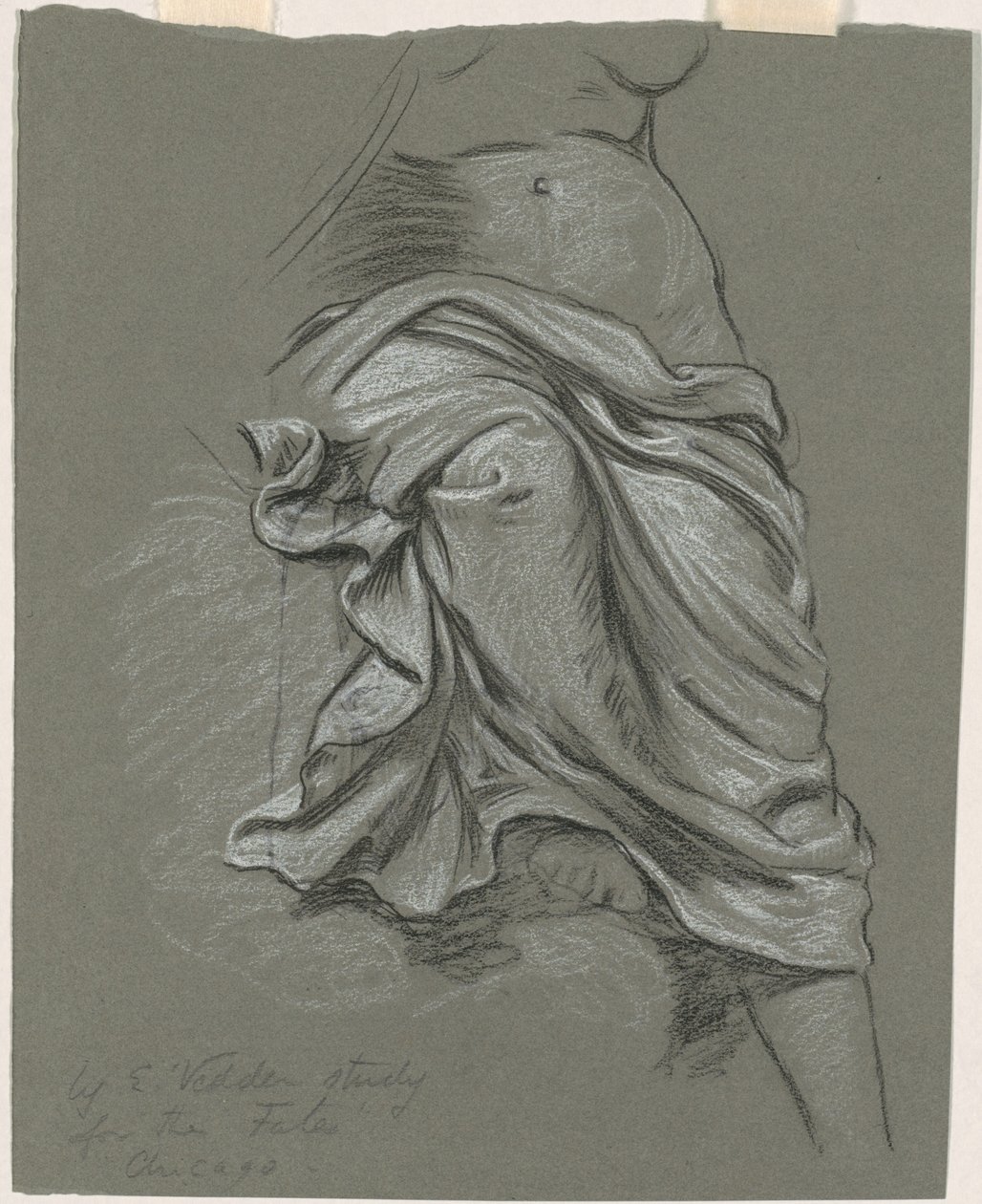 Studie for "The Fates Gathering in the Stars" av Elihu Vedder