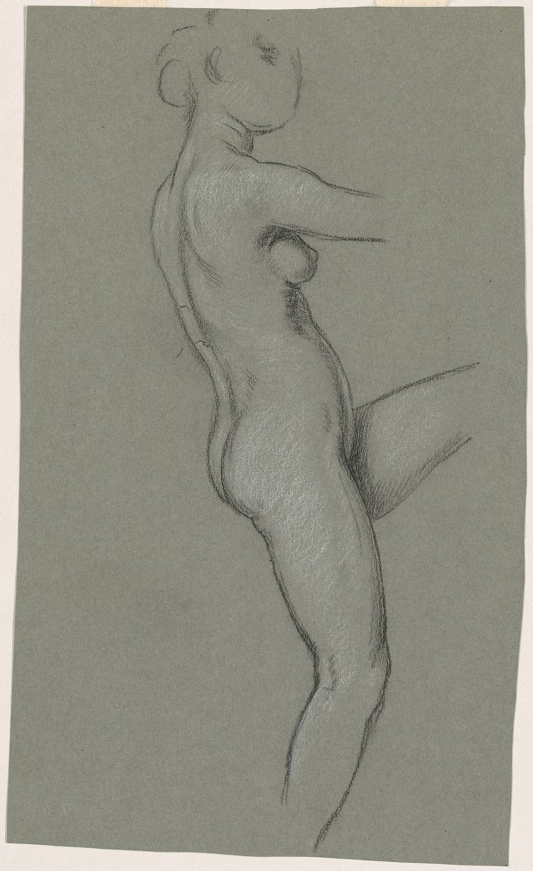 Studie for "The Fates Gathering in the Stars" av Elihu Vedder