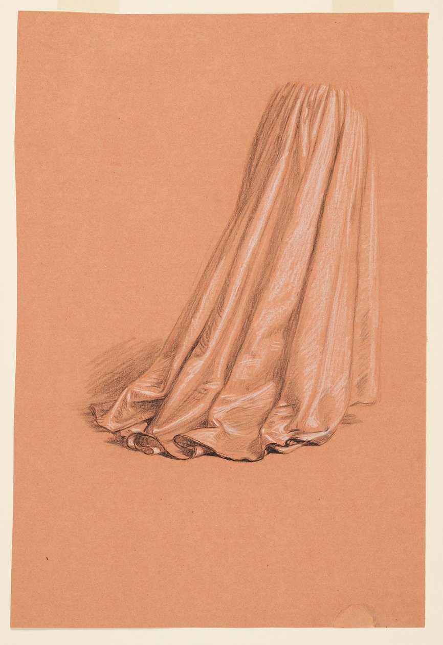 Studie for "Bryllupsprosesjon" av Elihu Vedder