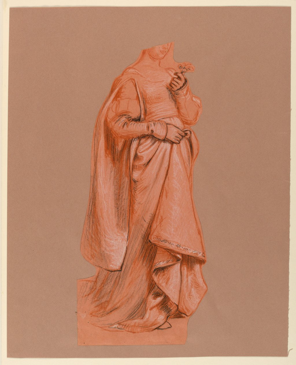 Studie for "Bryllupsprosesjon" av Elihu Vedder