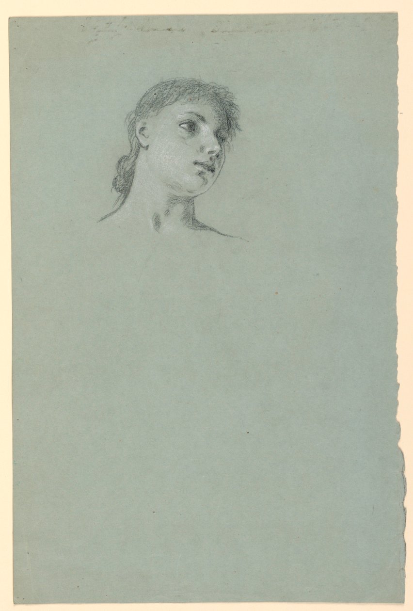 Studie av en jente av Elihu Vedder