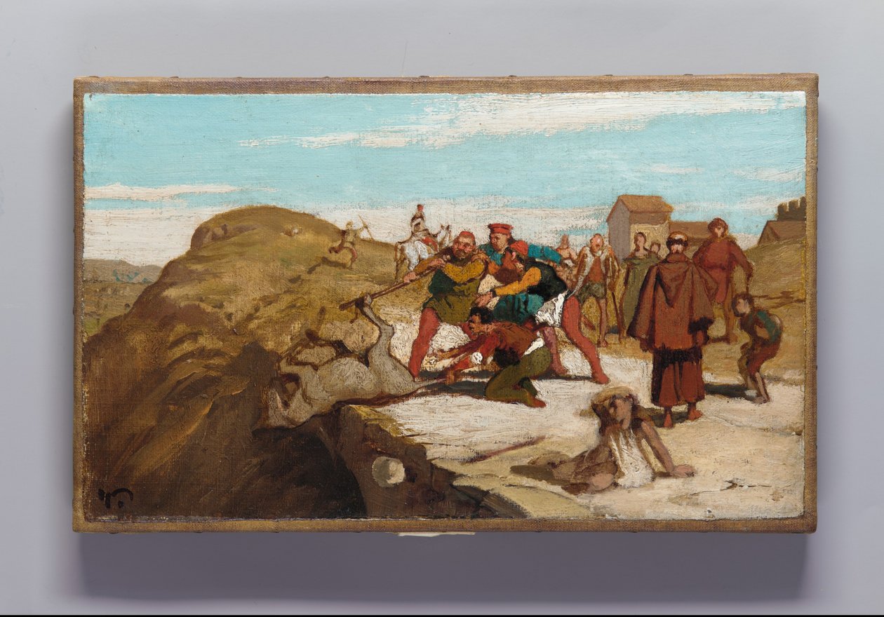 Die Fabel vom Müller, seinem Sohn und dem Esel Nr. 7 av Elihu Vedder