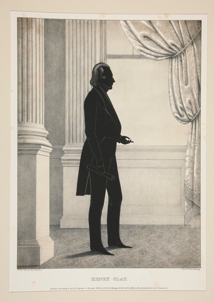 Henry Clay, fra et sett med 27 portretter av Elijah C. Kellogg