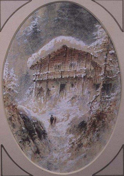 Hytte nær Grindelwald av Elijah Walton