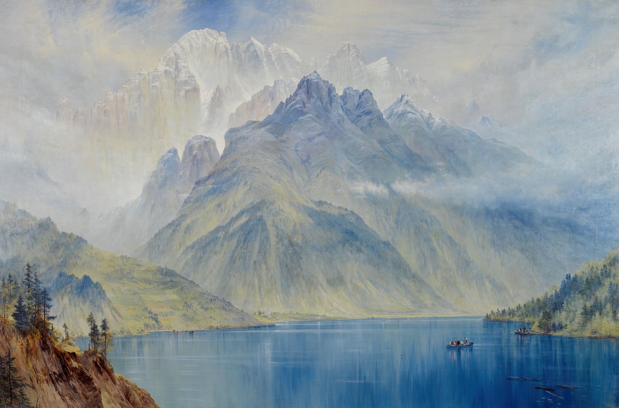 Civetta-fjellet, 1867. av Elijah Walton