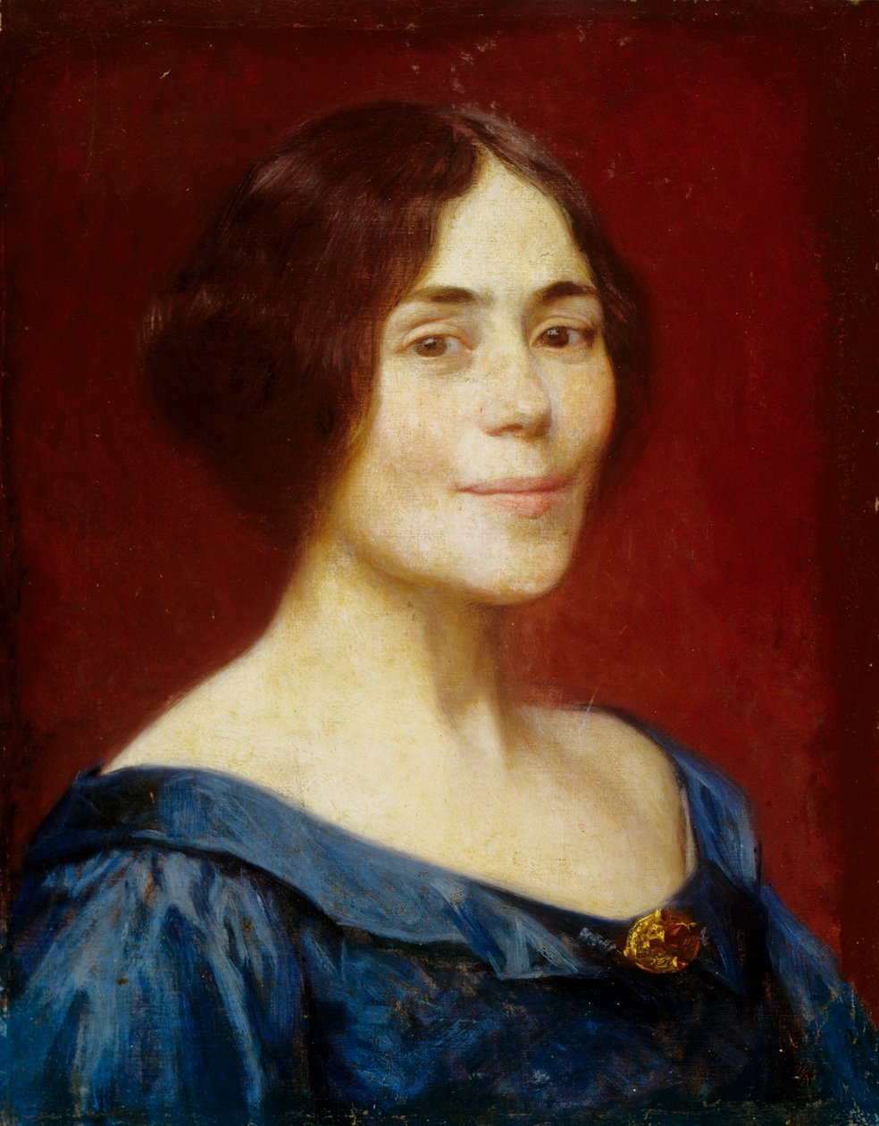 Selvportrett, 1899 av Elin Danielson Gambogi