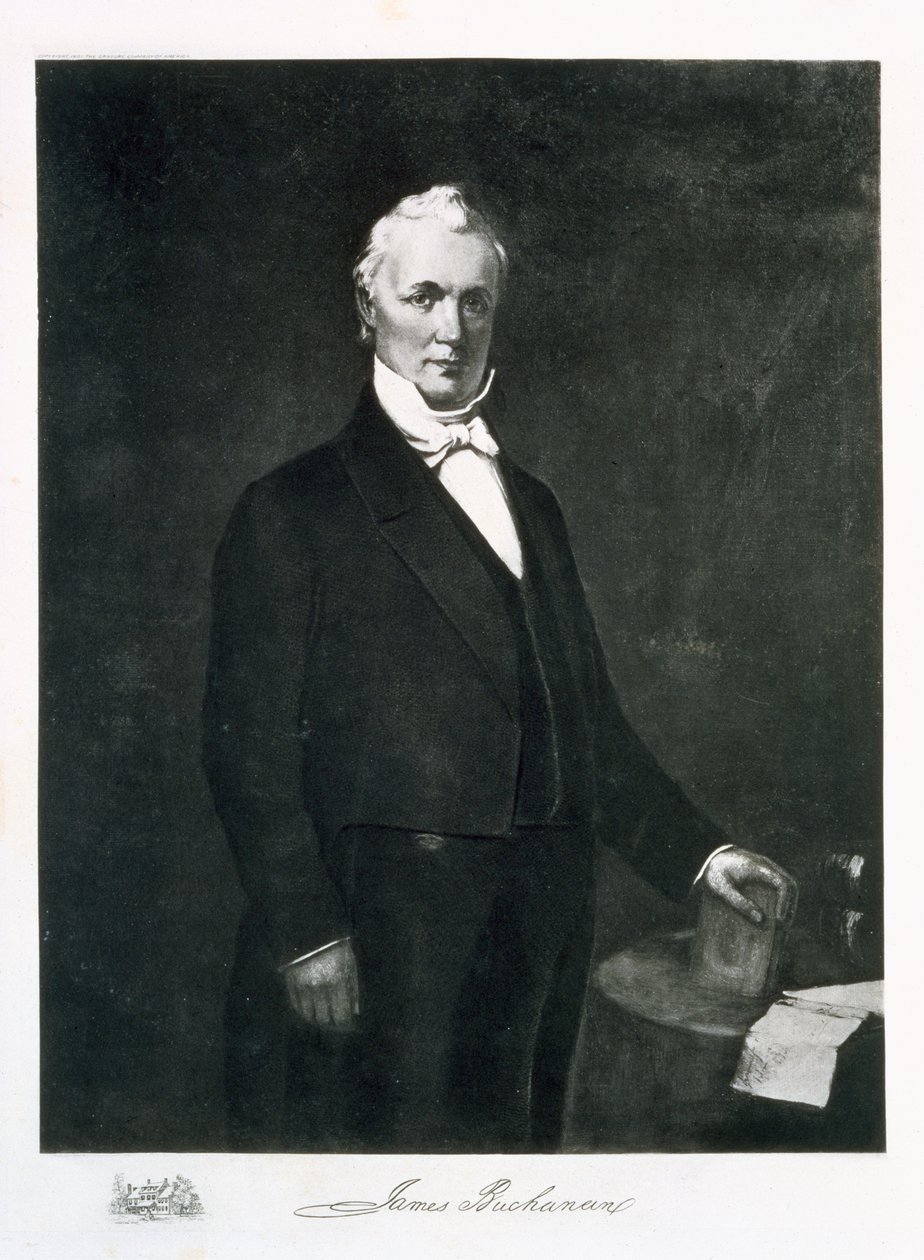 James Buchanan, 15. president i USA (fotogravyr) av Eliphalet Frazer Andrews