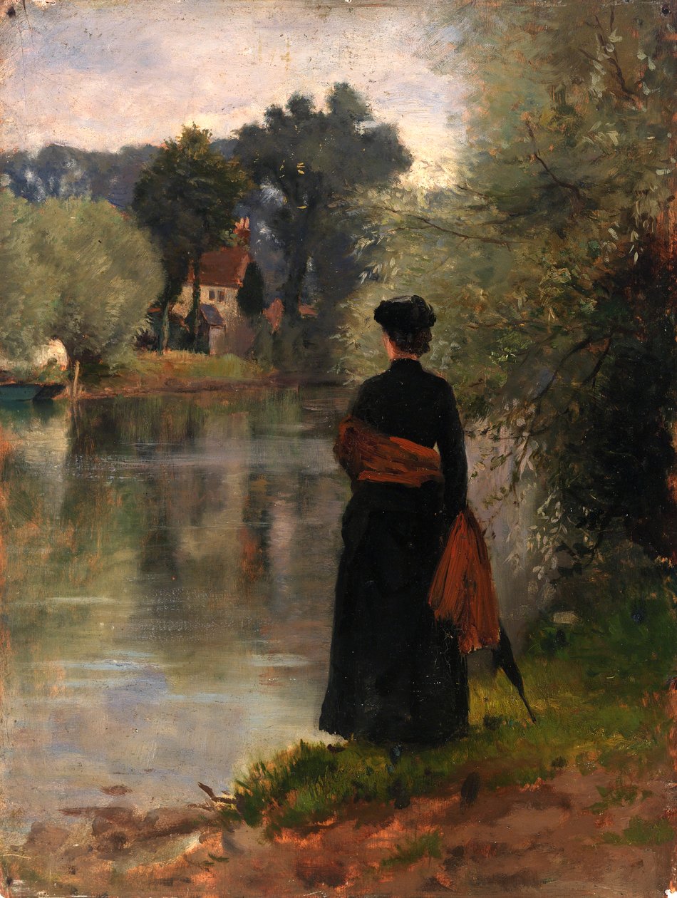 Promenade, n.d. av Eliphalet Frazer Andrews