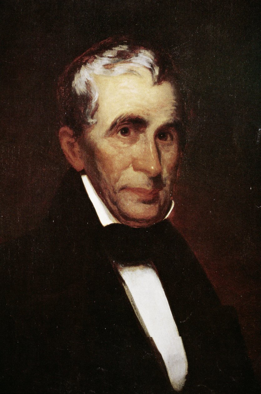 William Henry Harrison (1773-1841) (litho-farge) av Eliphalet Frazer Andrews