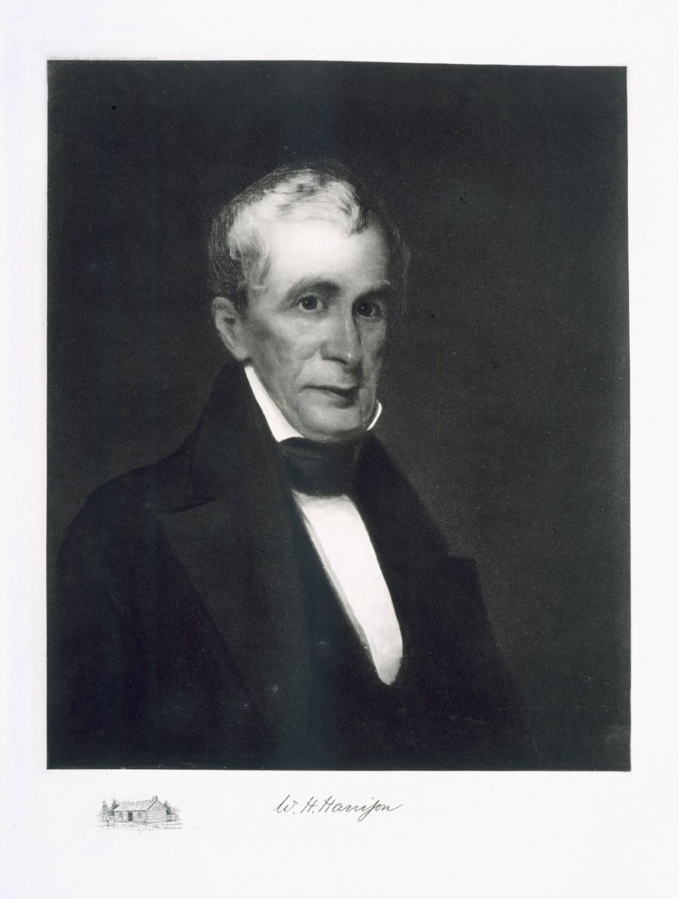 William Henry Harrison, 9. president i USA, pub. 1901 (fotogravyr) av Eliphalet Frazer Andrews