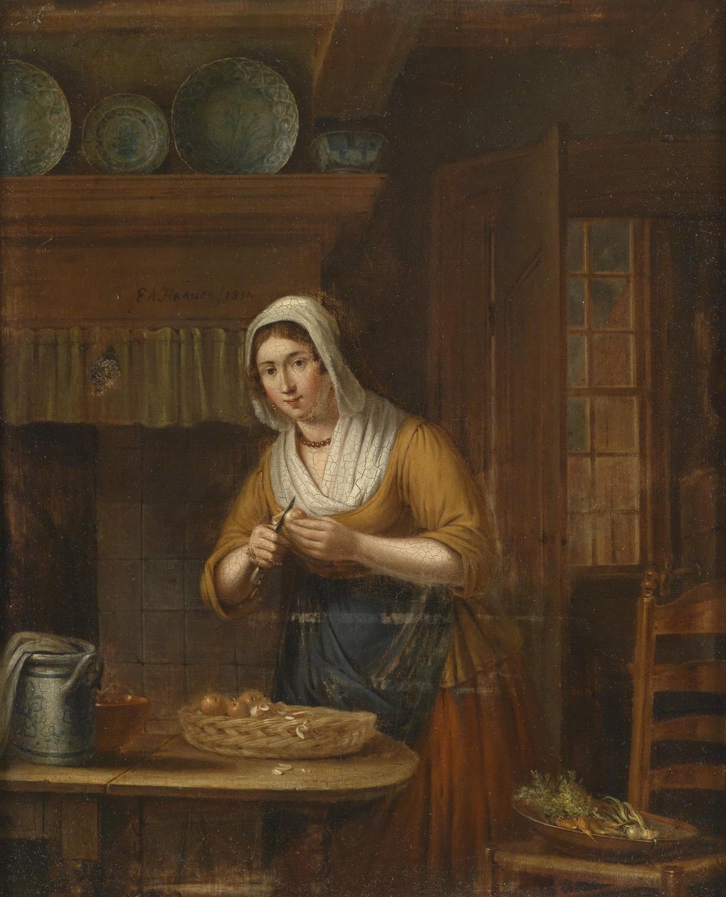Når du skreller epler på kjøkkenet av Elisabeth Alida Haanen