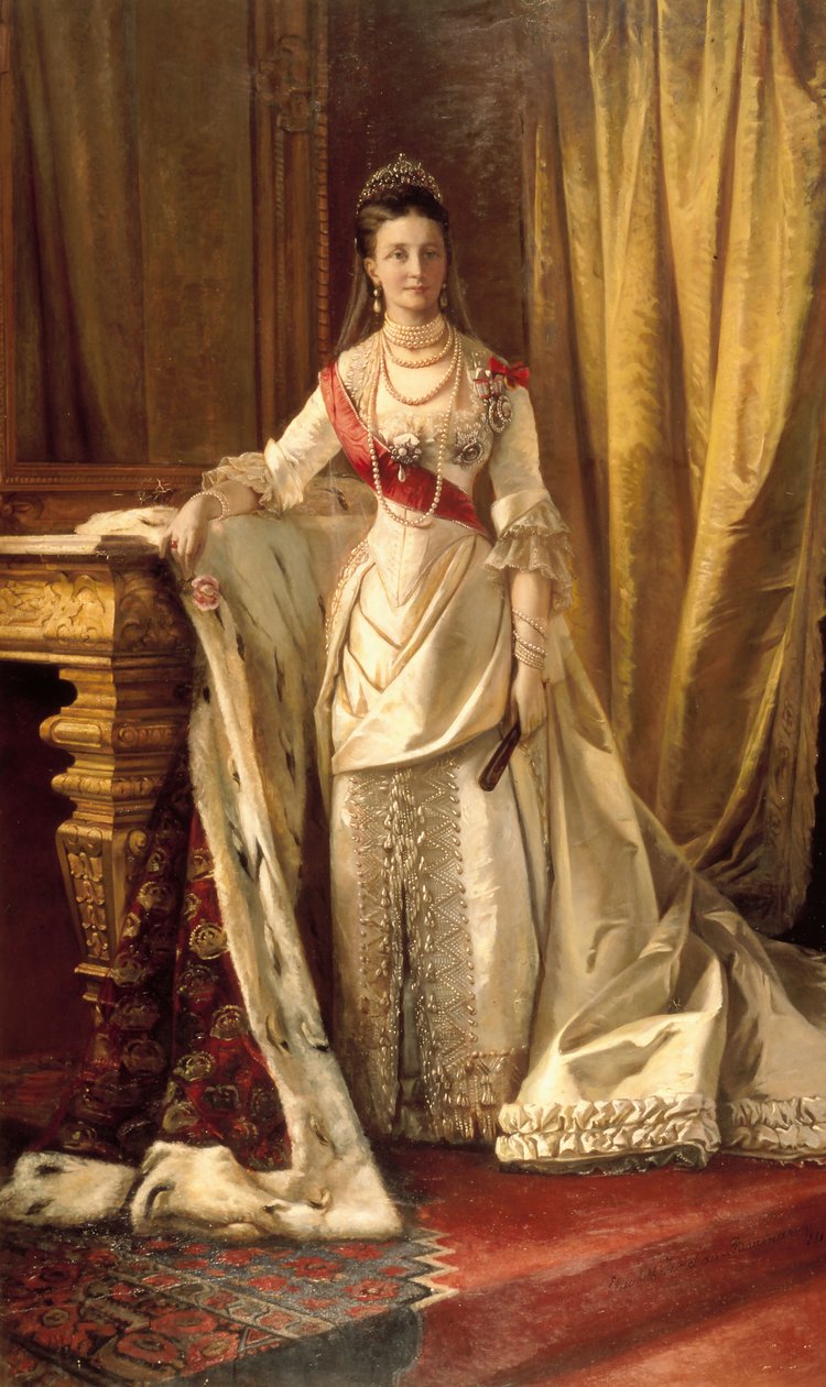 Portrett av Louise av Hessen-Kassel av Elisabeth Jerichau Baumann