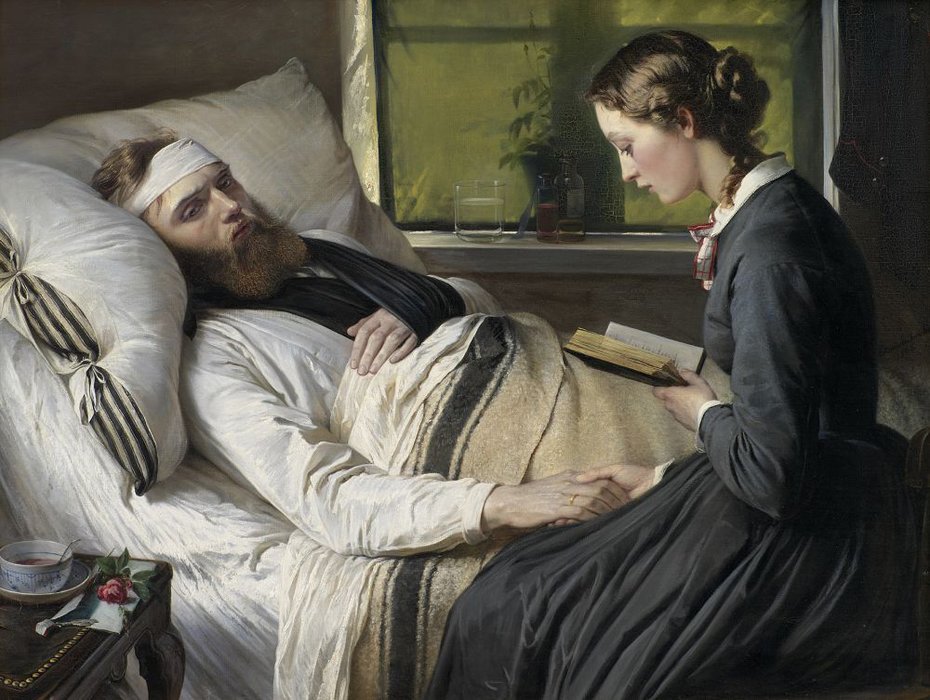 En såret dansk kriger En såret dansk soldat av Elisabeth Maria Anna Jerichau Baumann
