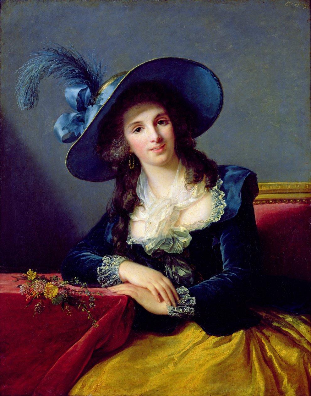 Antoinette-Elisabeth-Marie d'Aguesseau (1756-1828) grevinne av Segur, 1785 av Elisabeth Louise Vigee Lebrun