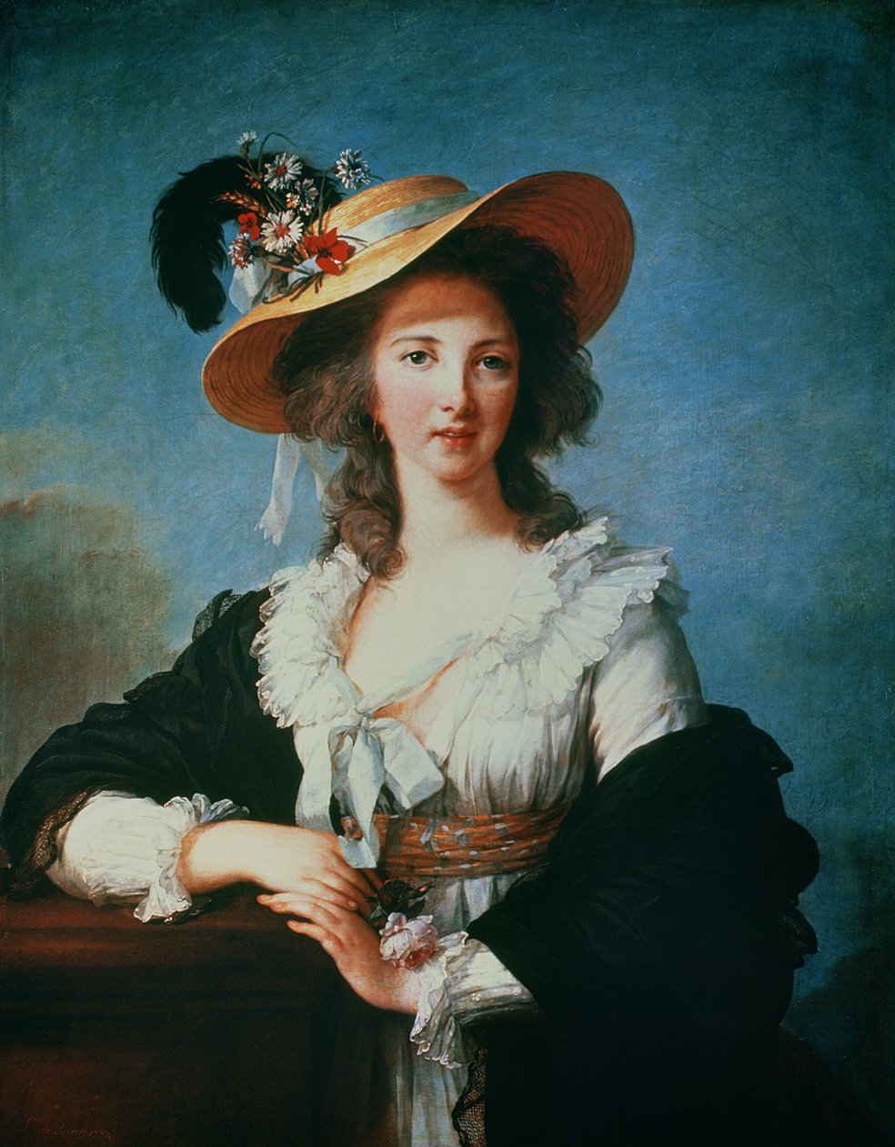 Portrett av hertuginnen av Polignac (ca. 1749-93) av Elisabeth Louise Vigee Lebrun
