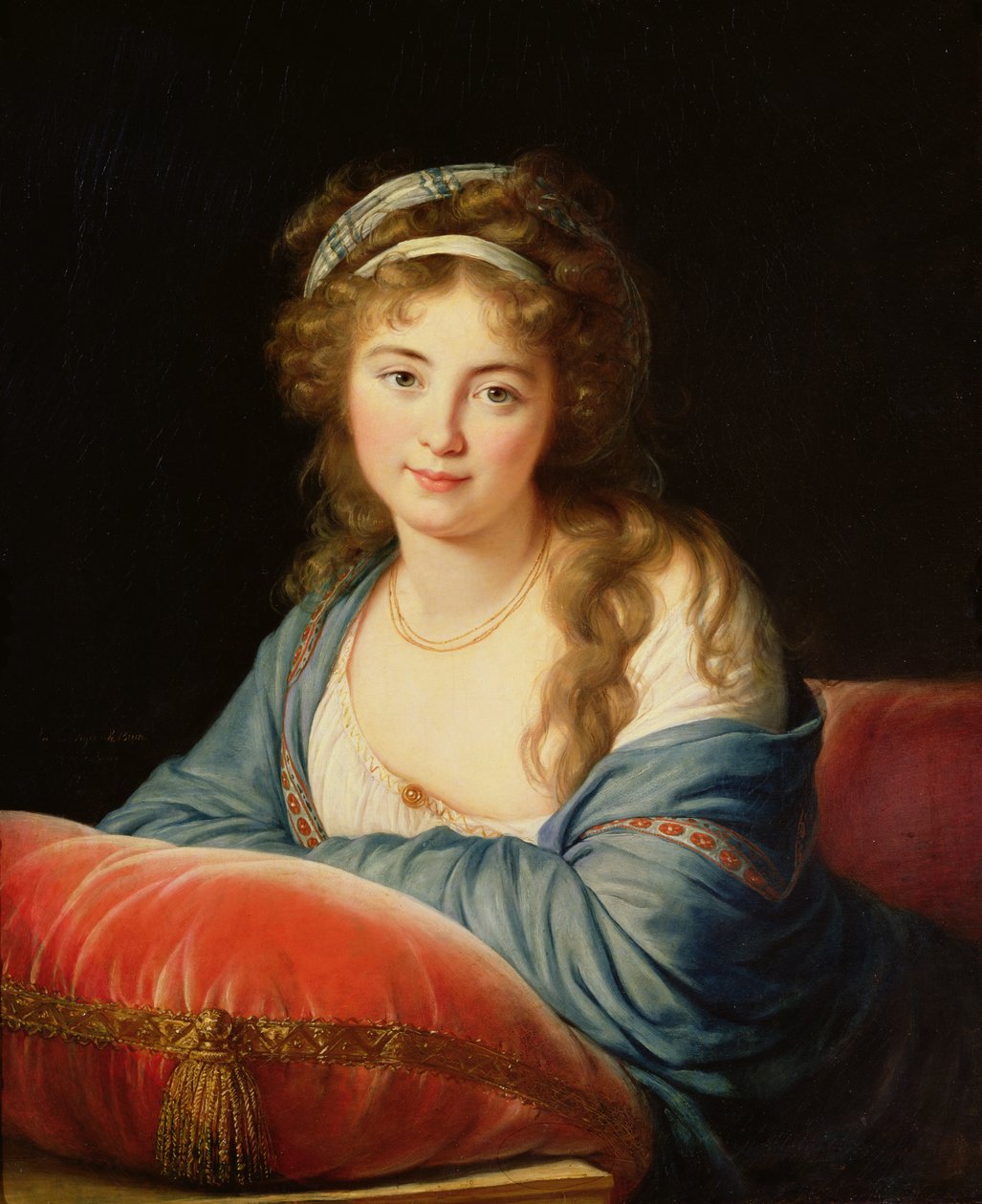 Grevinnen Catherine Vassilievna Skavronskaia (1761-1869) 1796 av Elisabeth Louise Vigee Lebrun