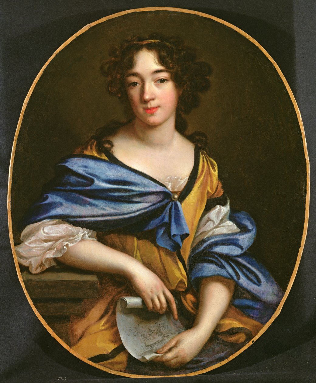 Selvportrett, 1672 av Elisabeth Sophie Cheron