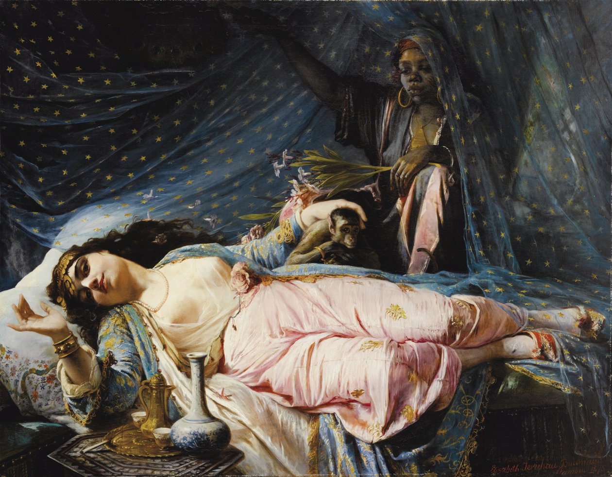 Prinsesse Zainab Nazli Khanum, 1875 av Elisabeth Jerichau Baumann