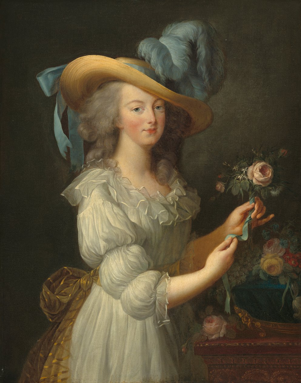 Marie-Antoinette, etter 1783 (olje på lerret) av Elisabeth Louise (after) Vigee Lebrun