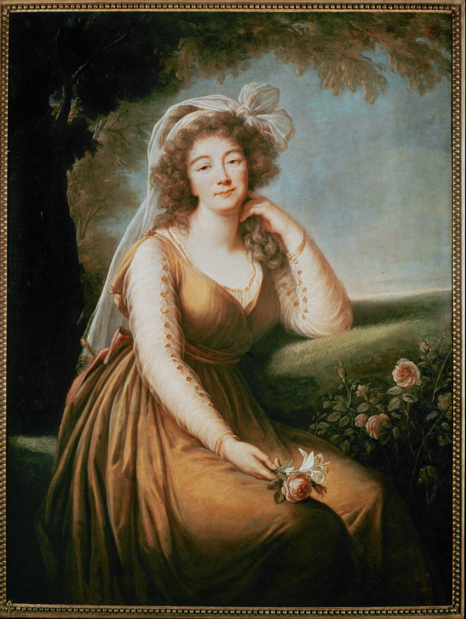 Madame du Barry, mistress of Louis XVth av Elisabeth Louise Vigee-Lebrun