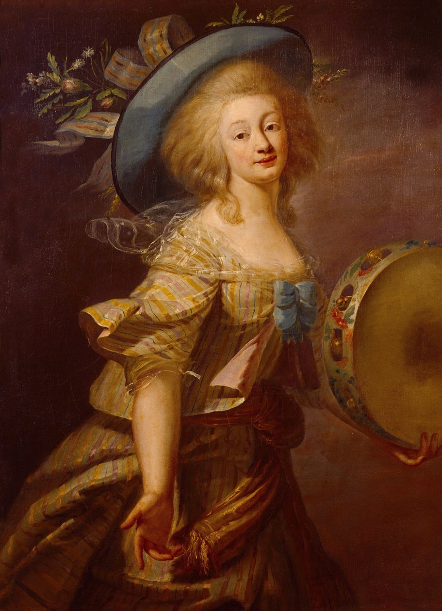 Portrett av Marie-Anne de Cupis, også kjent som La Camargo av Elisabeth Louise Vigee Lebrun