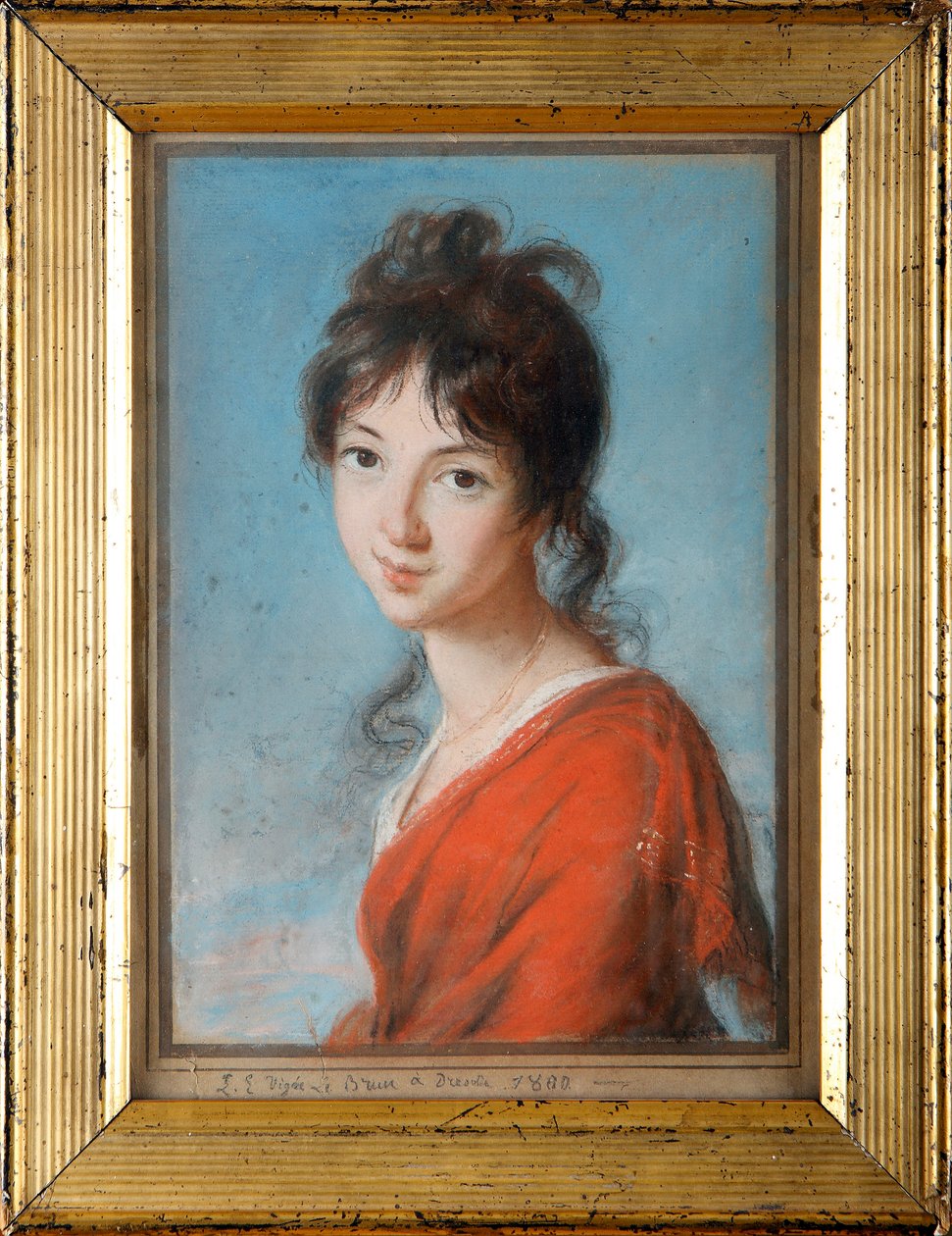 Portrett av prinsesse Teresa Czartoryska (1785-1868) av Vigee Lebrun, Marie Louise Elisabeth (1755-1842) av Elisabeth Louise Vigee Lebrun