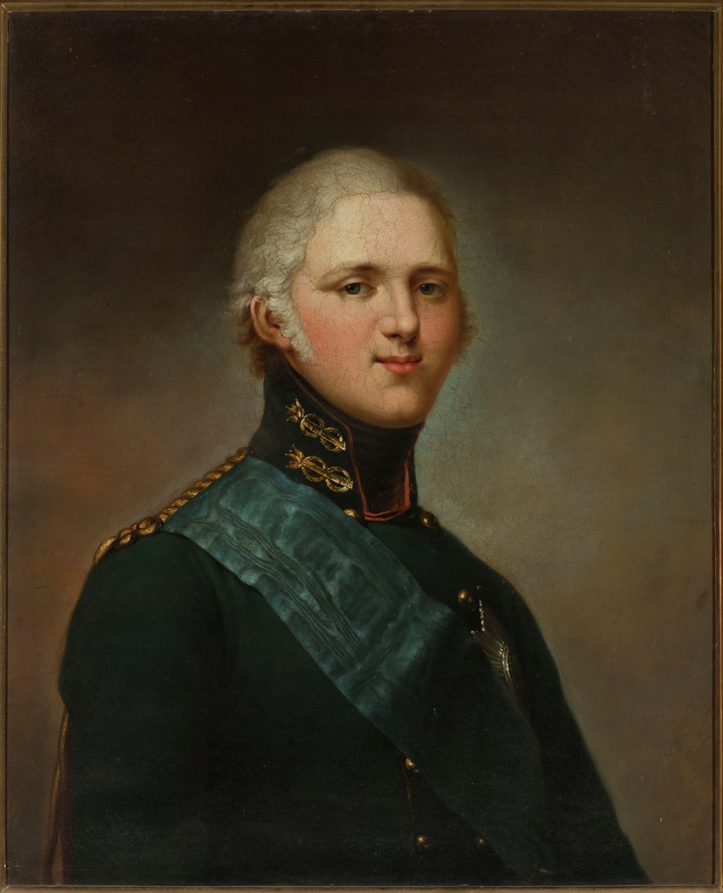 Portrett av tsar Aleksander I av Elisabeth Louise Vigee-Lebrun