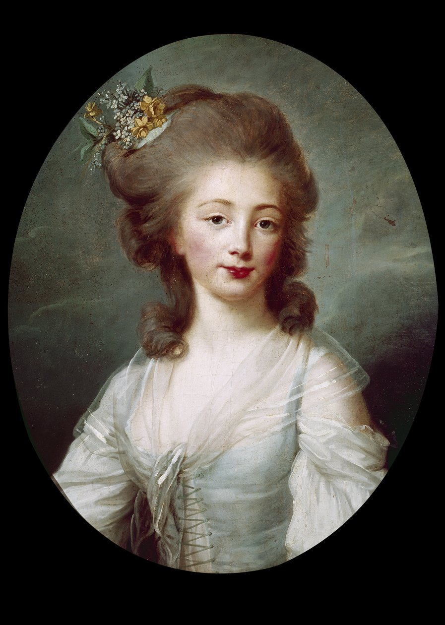 Grevinnen av Cluzel (Marie-Thérèse Antoinette de Cluzel) av Elisabeth Louise Vigee Lebrun